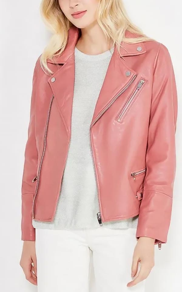 кораллово-розовая куртка